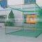 Aluminum tube golf hitting net with black coating swing training aid