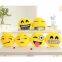 2015 Wholesale lovely custom whatsapp emotion emoji plush pillow