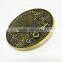 High quality custom antique brass souvenir coin