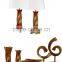 Hotel Decorative poly set 6 accessory and lamp group with UL