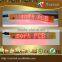 Red Soft Belt Bluetooth App Rechargeable Programmable LED Moving Message Display for Bottles