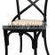 china plastic outdoor wedding chair-crossback style