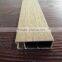 veneer/pvc coated aluminum square tube