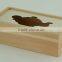 New design high quality nice wooden tissue boxes