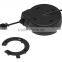 Waterproof extension cord reel for hair dryer