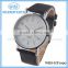 Cheap price leather hand watch for man