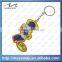 lovely cartoon handsome boy 3D soft PVC rubber keyring