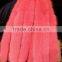 Wholesale real colored large fox tail fur trim for hood