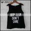 Fashion Women's Crew Neck Printing Sleeveless Casual T-shirt