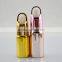 mini silver electroplating glass vial dropper bottle for essential oil                        
                                                                                Supplier's Choice