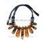 Fashion Occident style Gorgeous Amber resin Necklace jewelry
