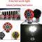 7inch 51w Red Round LED Work Light Spot Offroad fog Driving 4WD Boat UTE ATV SUV
