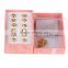 Latest plated gold women fashion jewelry set small cute stud earrings