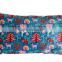 Fashion Panne Printed Christmas bolster pillow, indoor sofa decorative pillow