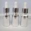30ml Eletroplate Silver Color Essential Oil Glass Bottle