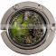  stock green plants pattern folding compact mirror purse hanger in bulk made in china