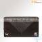 Special washed leather clutch bag with a soft hand and chic look