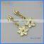 New style zipper puller for purse the metle flower shape zipper for handbag wholesale