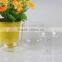 Promotional Mouth Blown Clear High Borosilicate Glass Coffee Tea Cup With Glass Infuser