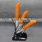 Orange Color Handle 3 Sizes Knives Set Fruit Knife Paring Knife and Utility Knife in Zirconium Blade White Matt Finish