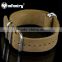 Infantry Military 20mm Genuine Leather Watch Belts For Men