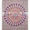 Indian Wholesale Tapestry Wall Hanging Hippie Indian Twin Bedspread Blue Mandala Throw Tapestries Exporter Supplier