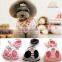 lovely pet/dog harnesses, small dog harnesses, strawberry dog harnesses with matching leashes