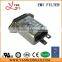 Recommend UL,TUV CE/ROHS 10A 220VAC Power Line Filter