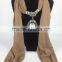 2014 Women Fancy Jewelry scarf with charm