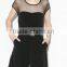 Hot design! Summer Fashion wholesale Tulle Panel Jumpsuit For Woman S1025