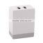 2015 hot sale Smart IC Foldable dual 2 USB ports wall travel charger with US plug 4.2A output 20W