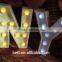 Frees tanding White LED Light Up Letters, 9" Marquee Letters