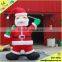 Christmas decoration inflatable Santa Claus, cartoon character santa claus for sale