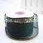 High Qaulity 1 Inch Green Sheer Organza Nylon Ribbon