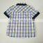 Cotton plaid kid shirt