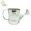 Galvanised Metal Watering Can Herb Flower Pot Container