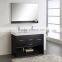 2016 Modern Black Double Sink Bathroom Vanity