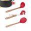Eco-Friendly Kitchen Cooking Tool Red Nylon Utensils Set
