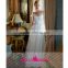 GS10 Beautiful Elegant V-Neck Cap Sleeve Wedding Dress Princess A-Line Lace Floor Length Vestido De Noiva Longo