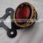 custom motorcycle led brass tail light-covers over tail Rodda / red lens - Bike RetroTail Light
