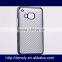 Leather skin chrome case back cover for HTC one M9, hard cover for HTC one M9 case