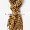 100% wool fashion classical houndstooth long scarfs with tassel 2016