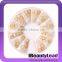 New coming 60pcs and 120pcs nail pearl decoration nail wheel pearl