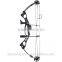 black Compound Bow Package Magnesium alloy riser 40 - 60lbs for hunting