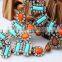 The colorful brilliant ruby necklace, special birthday party