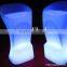 Bar chair wedding activities be riotous with colour Outdoor Plastic Led Stools/Led Furniture Fashion Bar Stool Led Bar Stool