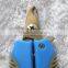 2016 Bule rubber handle nail cilpper for cute pet