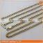 Dubai new gold chain design metal material for bag and purse