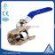 manual 2pc flange stainless steel ball valve