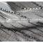 Newest useful elegant chiffon beaded voile fabric with Goldline for dress